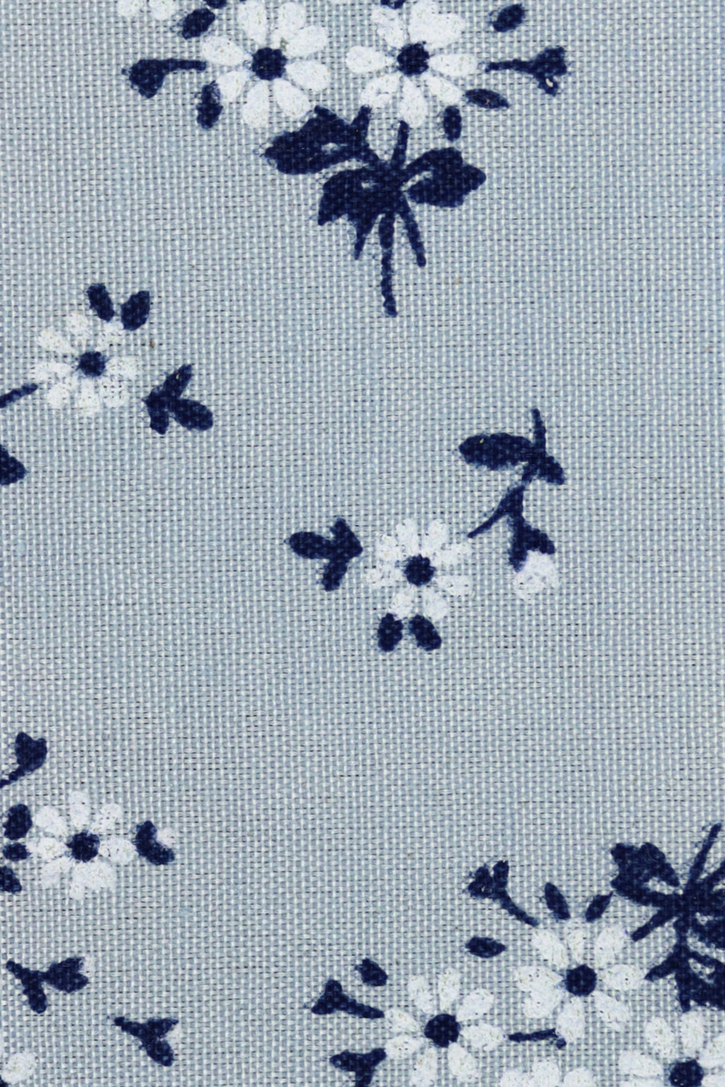 100% Cotton Floral Print Child Bow Tie - Blue & Navy