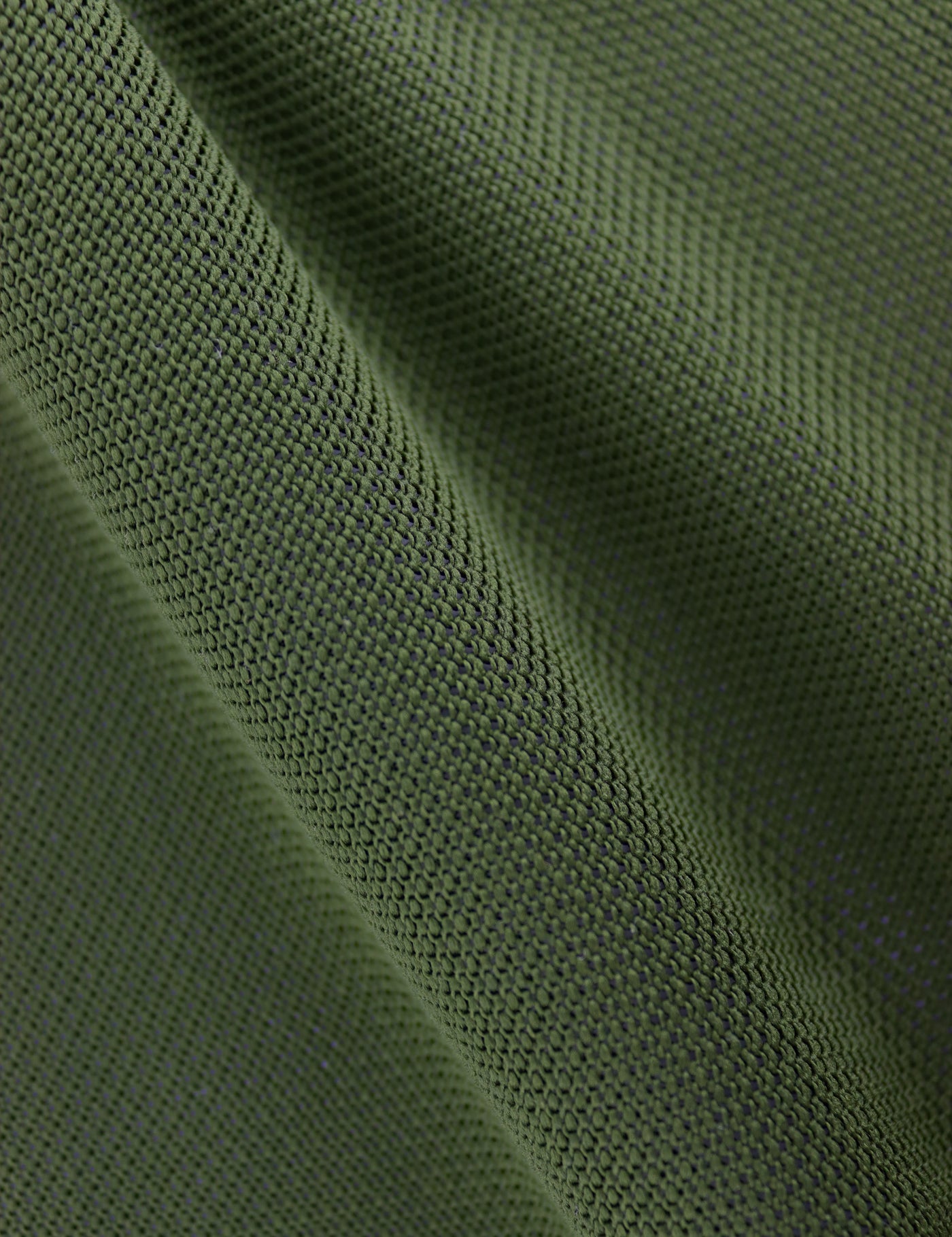 100% Polyester Diamond End Knitted Tie - Olive Green