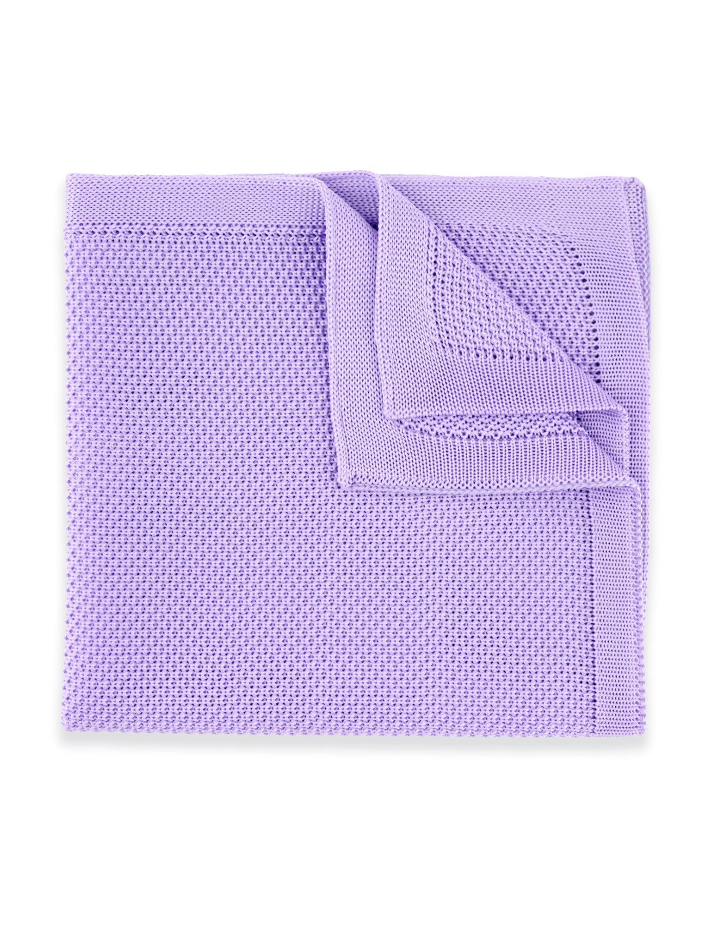 Knitted Bow Tie - Pastel Purple